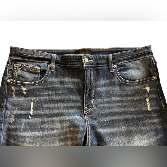 Buckle Black BBW1138 Womens Girlfriend 34 High Rise Stretch Jean Actual 38x27.5” - Picture 4 of 9